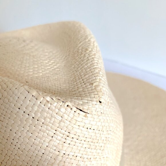 Wide Brim Equador Woven Straw Sun Hat by Cuyana - Picture 6 of 6